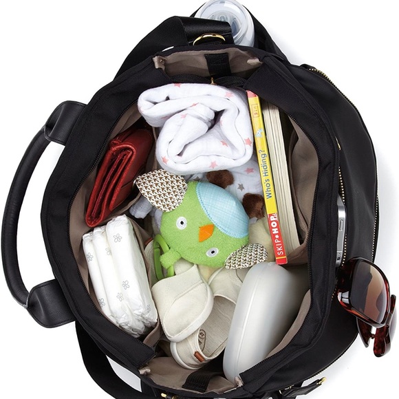 Skip Hop Diaper Bag Satchel, Black - Picture 5 of 11